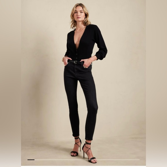 Banana Republic Denim - Banana Republic jeans size 27 skinny fit black midrise jeans‎ BEAUTIFUL 🖤